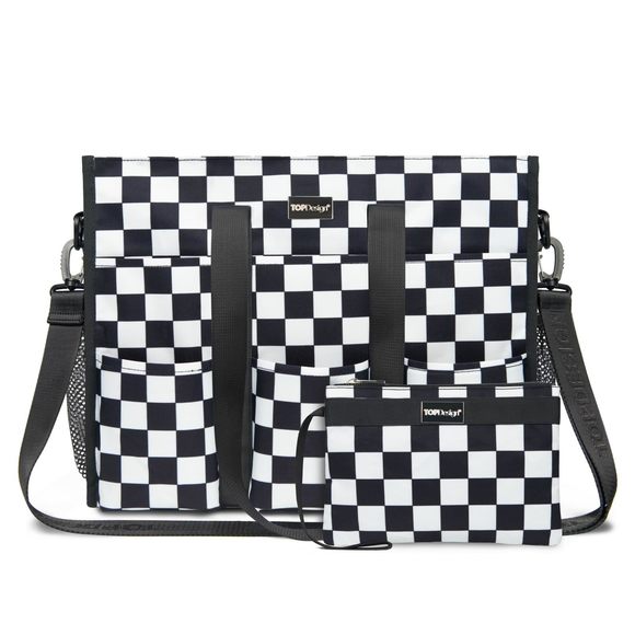 Utility Water Resistant Tote Bag With 22 Exterior & Interior Pockets, Top ^_^ - Picture 1 of 7
